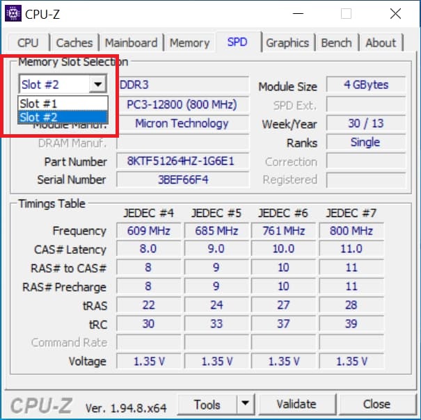 thông tin khe cắm ram laptop
