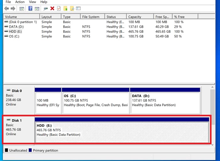quản lý ổ đĩa ngoài