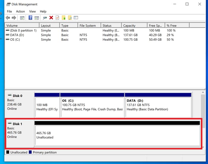 laptop khong nhan o cung ngoai
