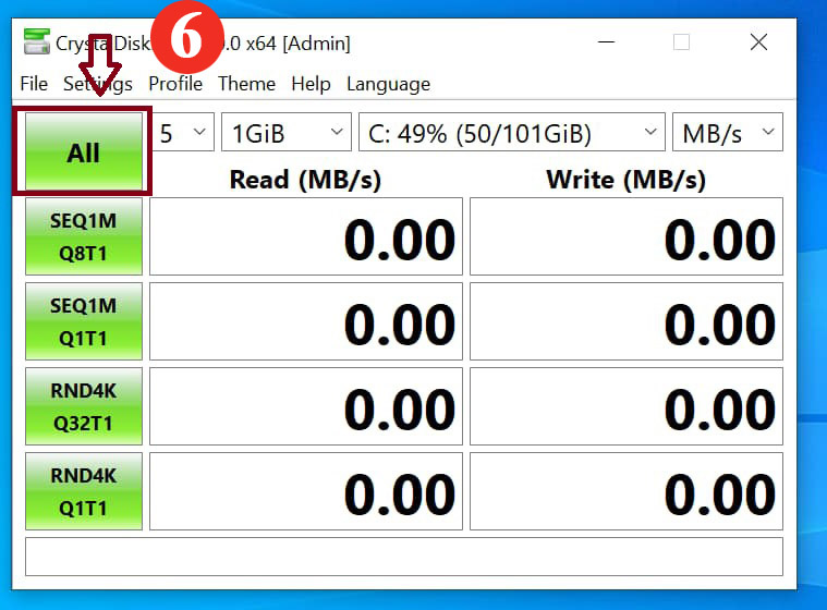 phần mềm test tốc độ ổ cứng 2
