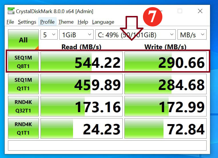 Hướng Dẫn sử dụng Phần mềm TEST tốc độ ổ cứng SSD | azcomputer.vn